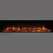 Modern Flames Landscape Pro 82'' Electric Fireplace Wall Mount Studio Suite White Ready to Paint