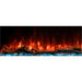 Modern Flames Landscape Pro 94" Electric Fireplace Wall Mount Studio Suite White Ready to Paint