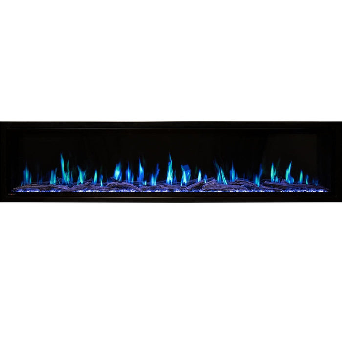 Modern Flames Orion Slim 100" Heliovision Virtual Recessed / Wall Mount Electric Fireplace