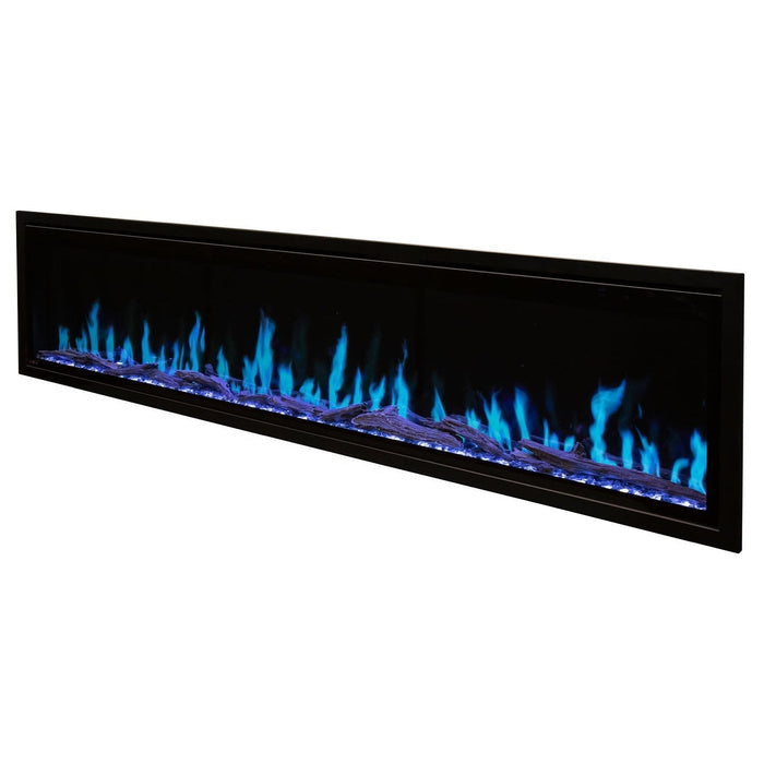 Modern Flames Orion Slim 76" Heliovision Virtual Recessed / Wall Mount Electric Fireplace