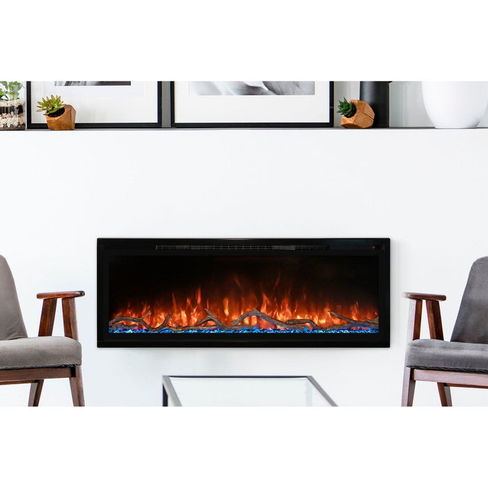 Modern Flames Spectrum Slimline 100'' Wall Mount / Recessed Linear Electric Fireplace