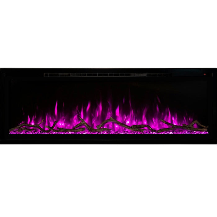 Modern Flames Spectrum Slimline 100'' Wall Mount / Recessed Linear Electric Fireplace