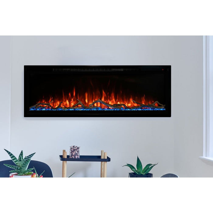 Modern Flames Spectrum Slimline 60'' Wall Mount / Recessed Linear Electric Fireplace