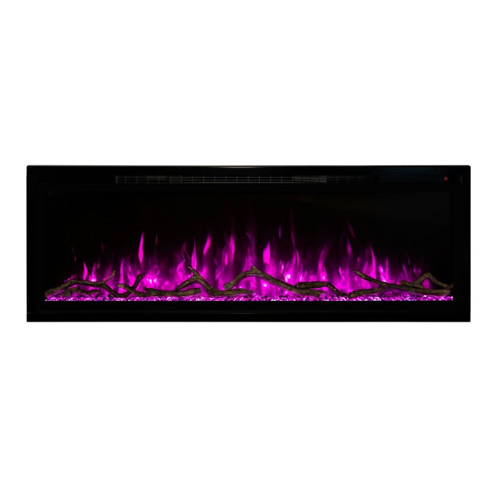 Modern Flames Spectrum Slimline 60'' Wall Mount / Recessed Linear Electric Fireplace