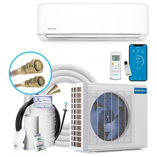 MRCOOL DIY 18K BTU Ductless Mini Split Heat Pump Complete System, Energy Star, 4th Gen DIY-18-HP-WM-230C25