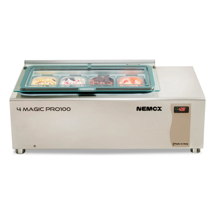 Nemox 4 Magic PRO 100 39" Wide 4 Tray Gelato Freezer