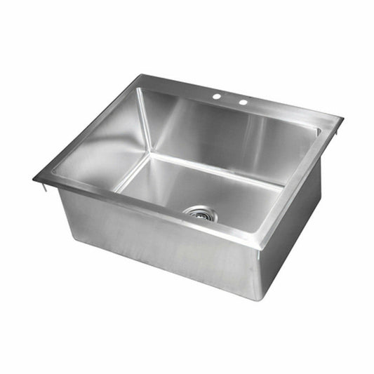 John Boos PB-DISINK282012 One-Compartment 31.63" W x 25.63" D Drop-In Sink - JBPBDISINK282012