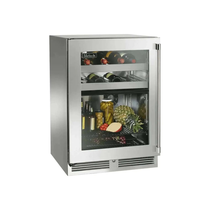 Perlick 24" Signature Series Outdoor Dual-Zone Refrigerator/Wine Reserve - HP24CO