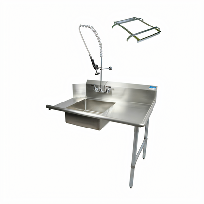 BK Resources Compartment Sinks - BKSDT-26-R-SS-P-G