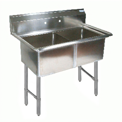 BK Resources BKS-2-1620-12S Compartment Sinks - BKS-2-1620-12S