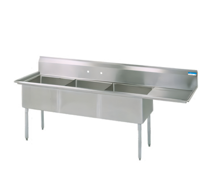 BK Resources  Compartment Sinks - BKS-3-1620-12-18RS