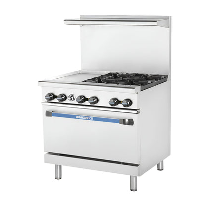 Turbo Air Radiance Gas Ranges - TARG-12G4B