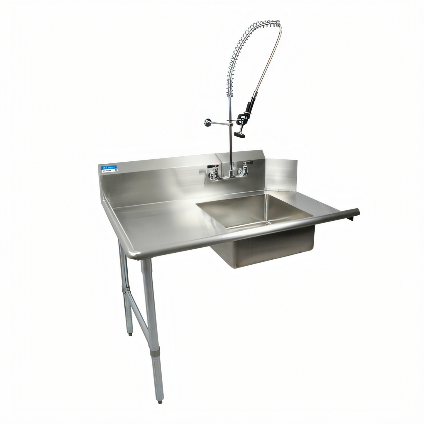 BK Resources Compartment Sinks - BKSDT-72-L-SS-P-G