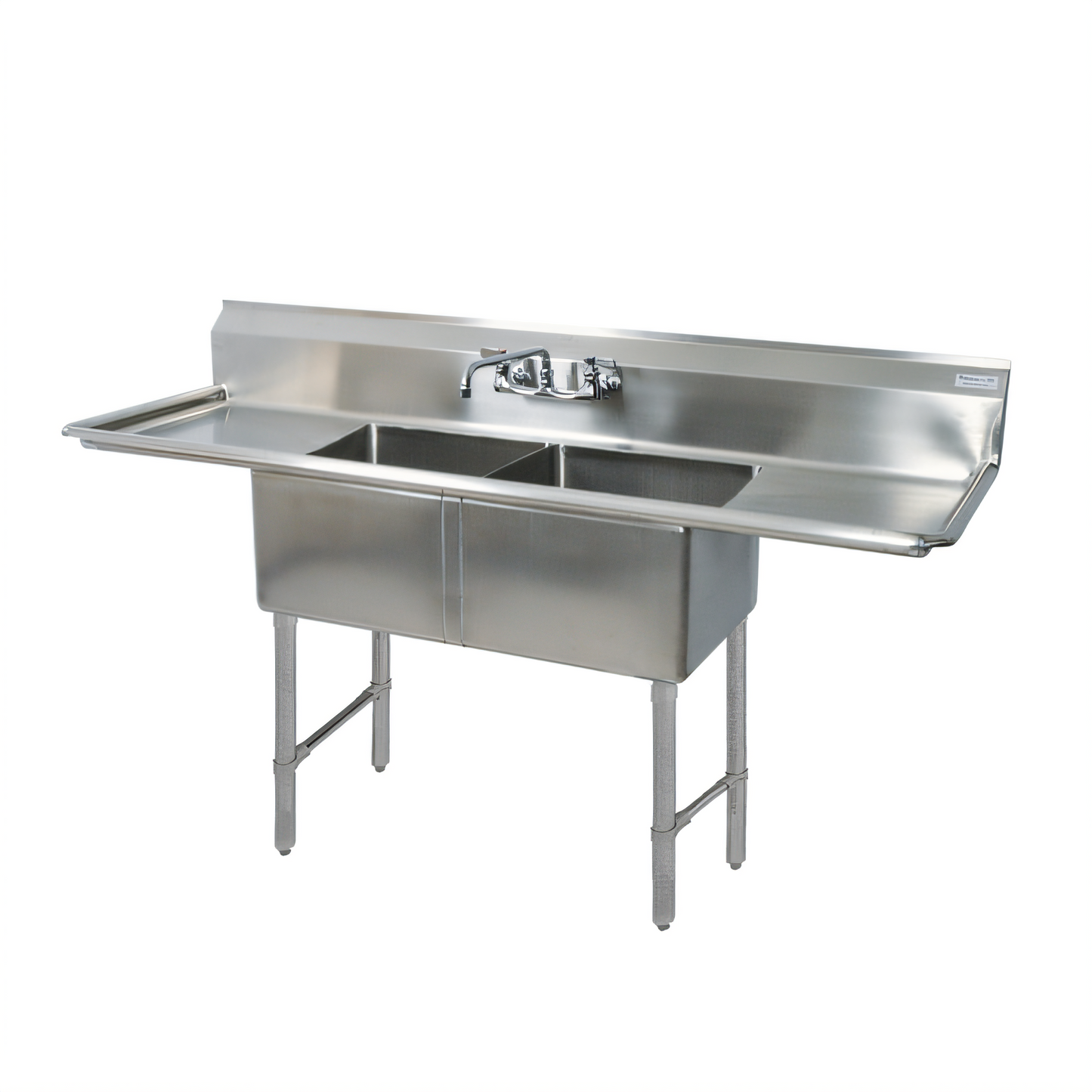 BK Resources BKS6-2-1620-14-18TS Compartment Sinks - BKS6-2-1620-14-18TS