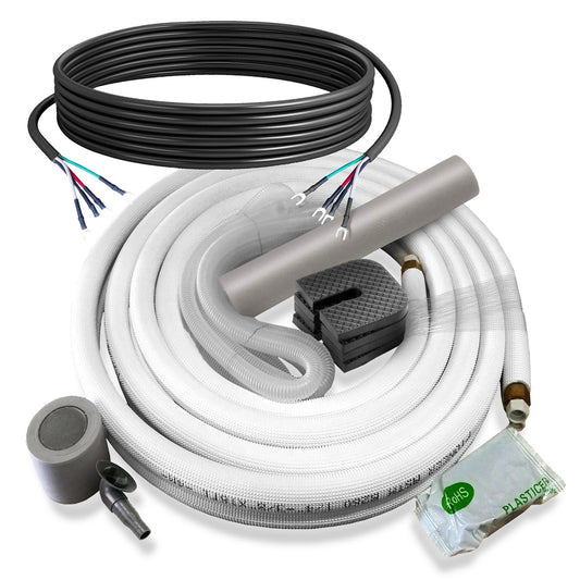 Pioneer Quantum Ultra 18,000 BTU 23 SEER2 230V High-Wall Ductless Energy-Star Mini-Split Air Conditioner Inverter Heat Pump Full Set - WYT018GLSI24RL-10S