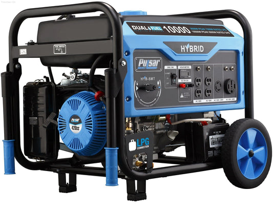 Pulsar PG10000B16- 10,000W Dual Fuel Portable Generator with Switch & Go Capability - PowerGen USA