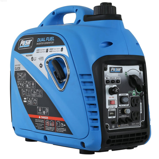Pulsar PG2200BiS-DUAL-Fuel Inverter 2200W Generator RATED 1800W, Carb Approved - PowerGen USA - PG2200BiS
