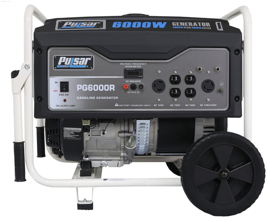 Pulsar PG6000R-6000W Generator RATED 5000W Carb Approved - PowerGen USA - PG6000R
