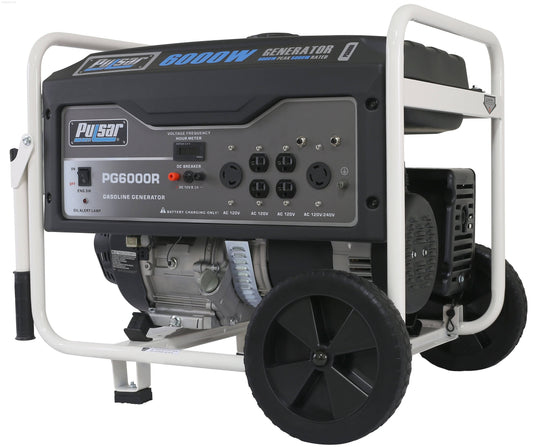 Pulsar PG6000R-6000W Generator RATED 5000W Carb Approved - PowerGen USA - PG6000R