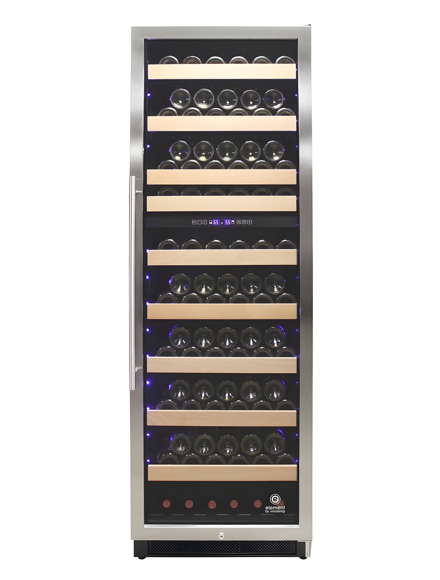 Vinotemp Connoisseur Series 168 Dual Zone Wine Cooler - EL-168WCST