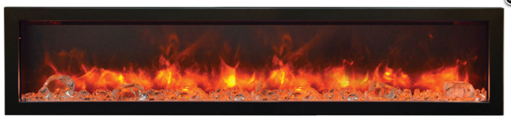 Remii DE 45” Electric Fireplace 5000 BTU Multi Colored Flames