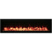 Remii WM 100” Black Electric Fireplace with 22 watts LED Lamps WM-100