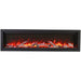 Remii WM 100” Black Electric Fireplace with 22 watts LED Lamps WM-100