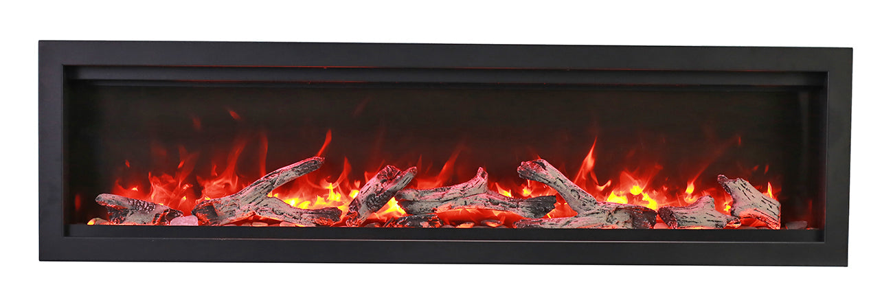 Remii WM 34” Black Electric Fireplace with 22 watts LED Lamps