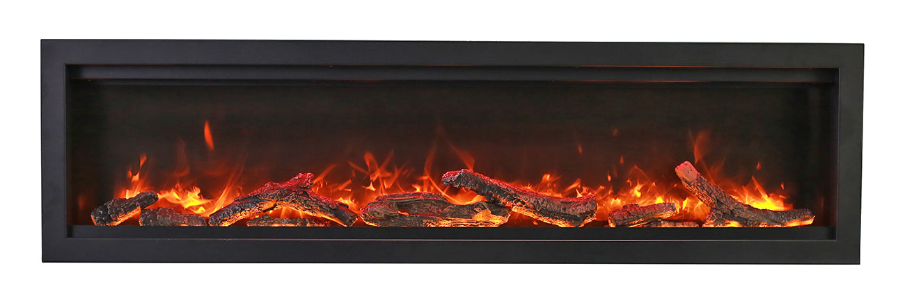 Remii WM 34” Black Electric Fireplace with 22 watts LED Lamps