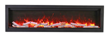 Remii WM 34” Black Electric Fireplace with 22 watts LED Lamps