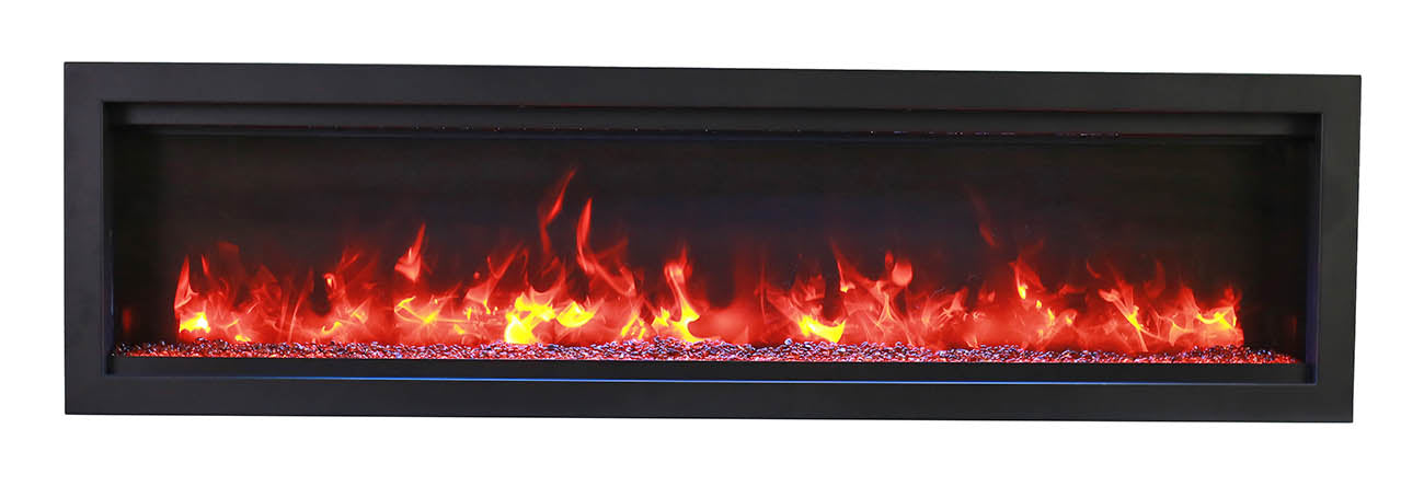 Remii WM 50” Black Electric Fireplace with 22 watts LED Lamps