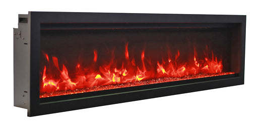 Remii WM 60” Black Electric Fireplace with 22 watts LED Lamps