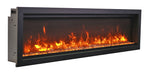 Remii WM 60” Black Electric Fireplace with 22 watts LED Lamps