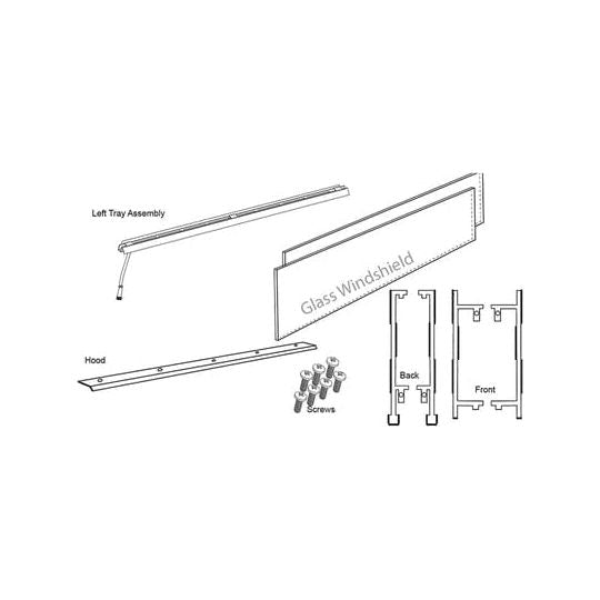 Renaissance Cooking Systems 60" Cedar Creek Fireplace See-Thru Kit