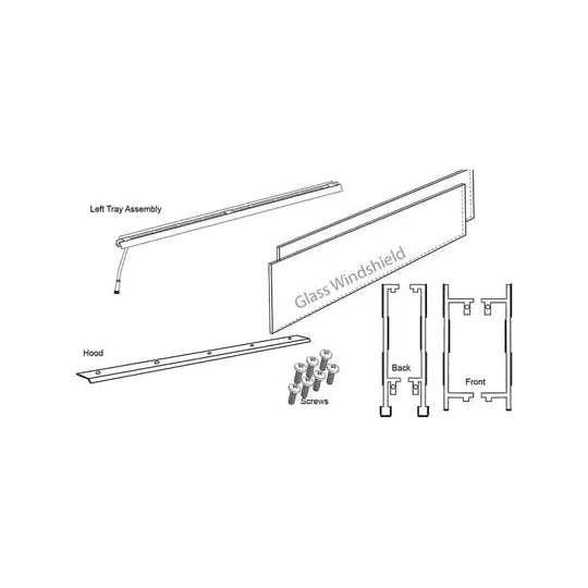 Renaissance Cooking Systems 72" Cedar Creek Fireplace See-Thru Kit