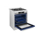 Robam 30-Inch 5 Cu. Ft. Oven Dual Fuel Gas Range with 5 Sealed Brass Burners in Stainless Steel (Robam-G517K)