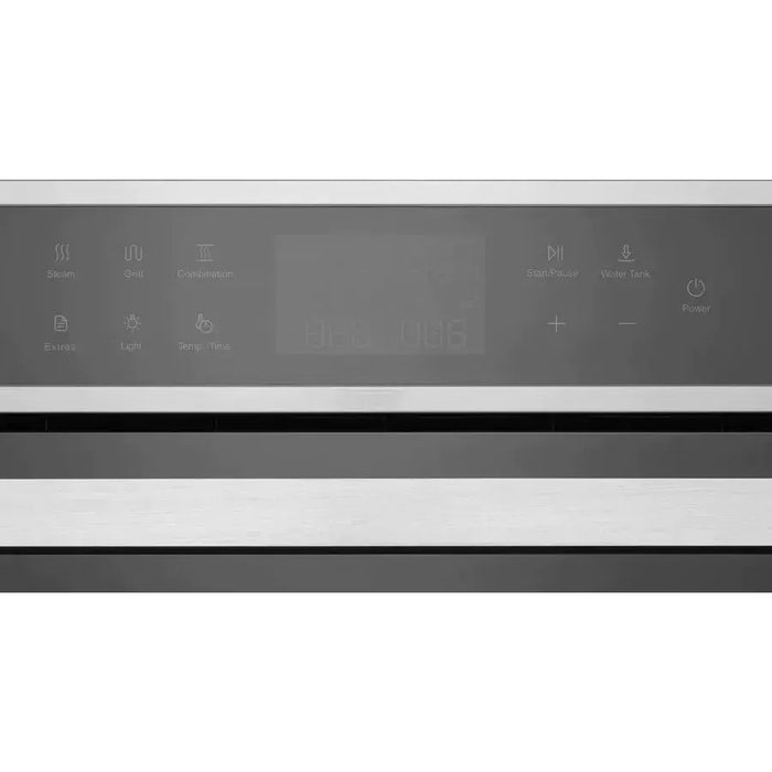 Robam 30-Inch Built-In Convection Wall Oven with Air Fry & Steam Cooking in Stainless Steel with Onyx Black Tempered Glass (Robam-CQ762)