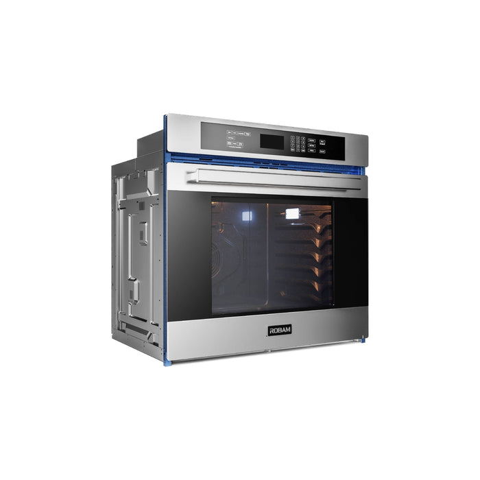 Robam 30-Inch Electric Oven in Stainless Steel with Tempered Glass (Robam-R331)