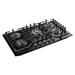 Robam 36-Inch 5-Burner Gas Cooktop with Brass Burners in Black (Robam-ZG9500B)