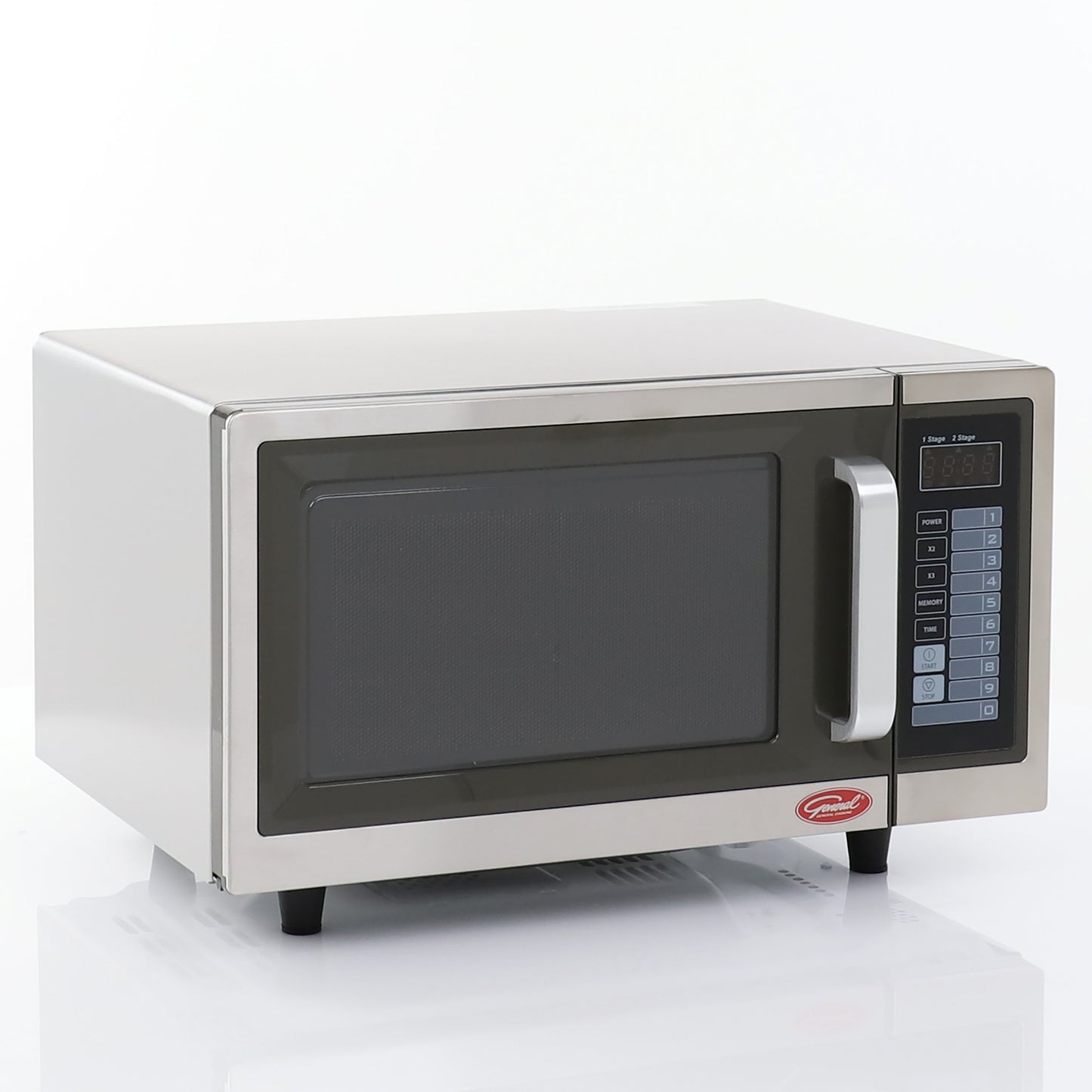 General - GEW1000E, General Foodservice Commercial Microwave with Digital Touch Pad, 120V/1,000W, in Stainless Steel - GEW1000E