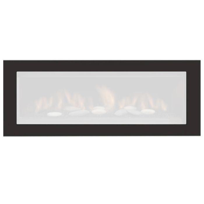 Sierra Flame Basic Trim and Safety Barrier for Austin 65-Inch Gas Fireplace AUSTIN-SB