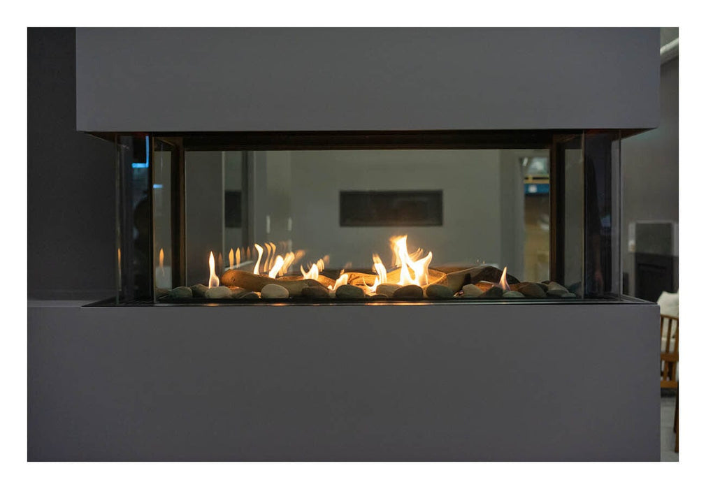 Sierra Flame Lyon 48" 4 Sided See Through Natural Gas Fireplace LYON-48-NG