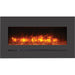 Sierra Flame Steel Front 34" Linear Wall Mount/Flush Mount Electric Fireplace WM-FML-34-4023-STL