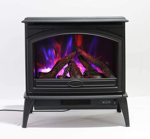 Sierra Flame The Cast Iron Lynwood 28" Free Stand Electric Fireplace E-70