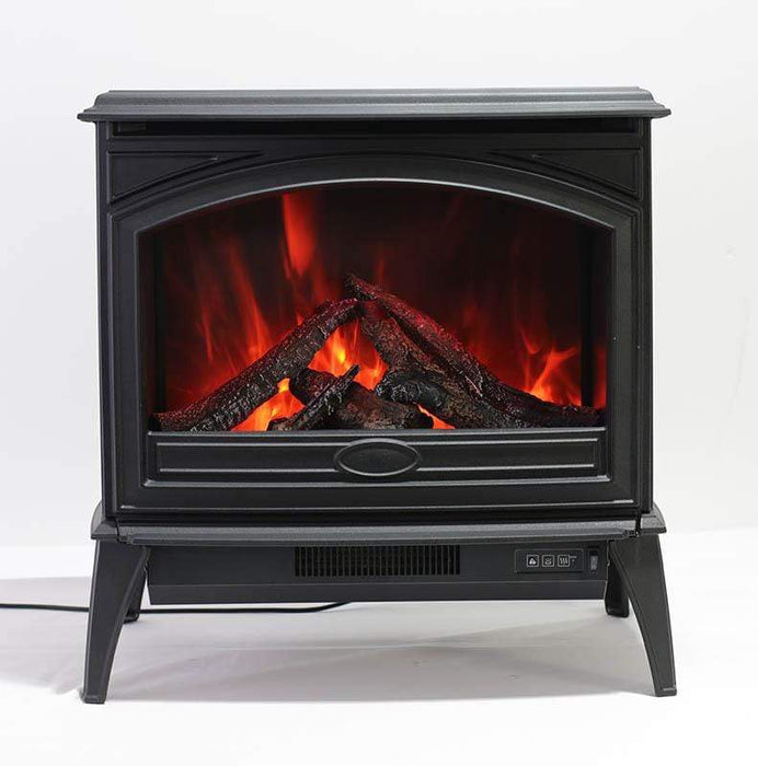 Sierra Flame The Cast Iron Lynwood 28" Free Stand Electric Fireplace E-70