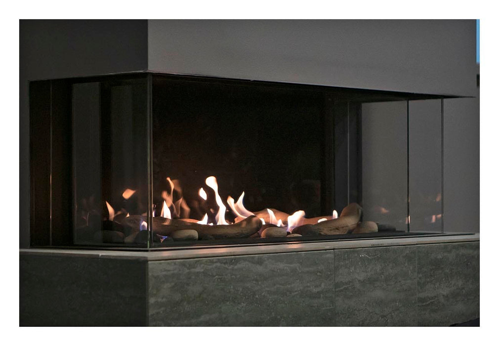 Sierra Flame Toscana Three Sided Direct Vent Linear Gas Fireplace