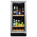 Smith & Hanks 15 Inch Under Counter Beverage Cooler with Adjustable Shelving and UV Protected Glass Door SH-BC90