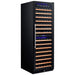 Smith & Hanks 166-Bottle Built-In/Freestanding Dual Zone Wine Cooler with Smoked Back Glass SD 166