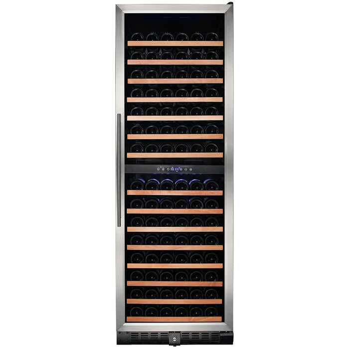 Smith & Hanks 24" Built-in/Freestanding Bottle Dual Zone Wine Cooler with Stainless Steel Door SD 166