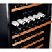 Smith & Hanks 24" Built-in/Freestanding Bottle Dual Zone Wine Cooler with Stainless Steel Door SD 166